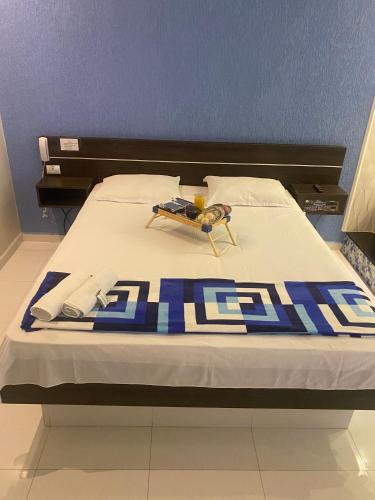 Postel nebo postele na pokoji v ubytování HOTEL E POUSADA ISIS