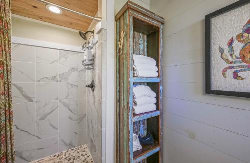 Phòng tắm tại Leo's Hideaway