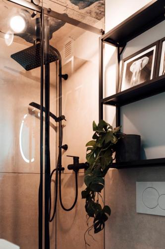 Koupelna v ubytování Stay at Smilla - Boutique Apartments mit Küche - Parken - Klima - Netflix - Waschmaschine