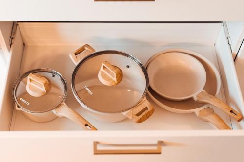 Fotografie z fotogalerie ubytování Stay at Smilla - Boutique Apartments mit Küche - Parken - Klima - Netflix - Waschmaschine v destinaci Wiesbaden