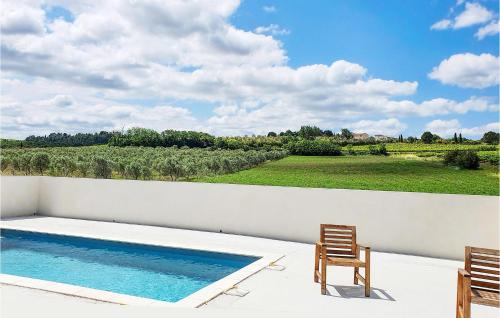 Stunning Home In Malras With Outdoor Swimming Pool, Wifi And Private Swimming Pool