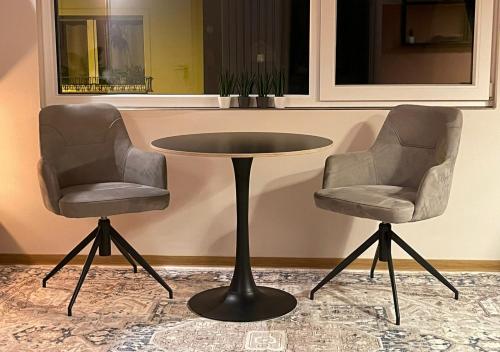 Posezení v ubytování Stay at Smilla - Boutique Apartments mit Küche - Parken - Klima - Netflix - Waschmaschine