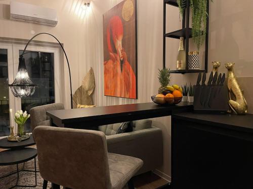 Posezení v ubytování Stay at Smilla - Boutique Apartments mit Küche - Parken - Klima - Netflix - Waschmaschine