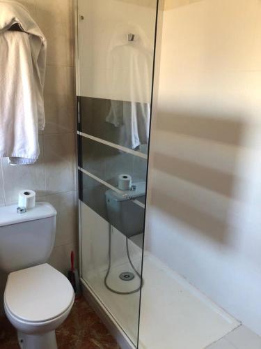 Koupelna v ubytování Hotel Manises
