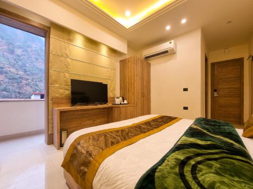 Jannat Hotelにあるベッド