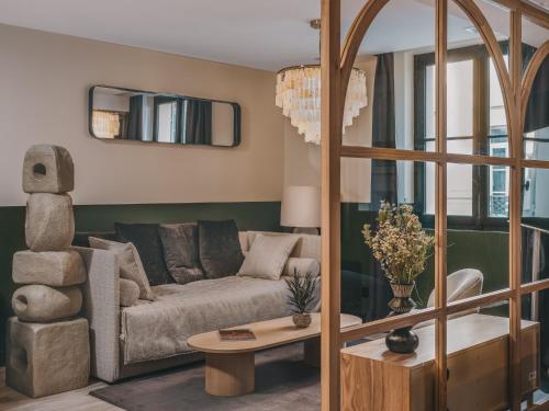 Area soggiorno di Maisons du Monde Hôtel & Suites - Marseille Vieux Port