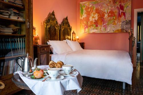 Posteľ alebo postele v izbe v ubytovaní Palazzo Previtera Hotel & Restaurant