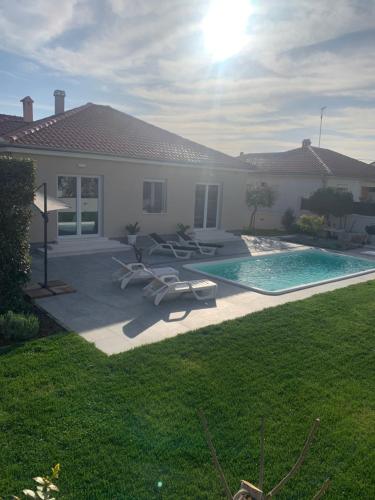 Tony's house in garden
