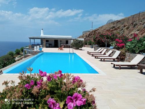 Πισίνα στο ή κοντά στο Dreamscape Villa Kea