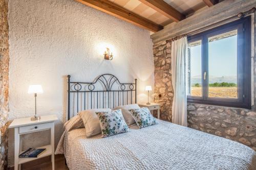 Postel nebo postele na pokoji v ubytování Sa Pobla - 35118 Mallorca