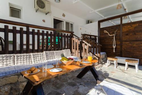 Χώρος καθιστικού στο Christos studios and family apartments