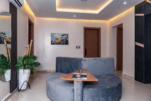 Area soggiorno di Wali's Suites