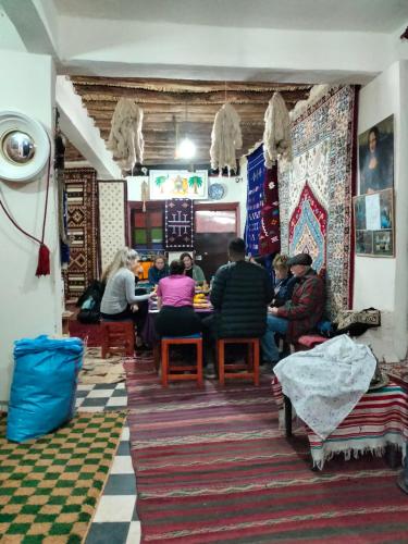 Riad dar Ahlamにあるシーティングエリア