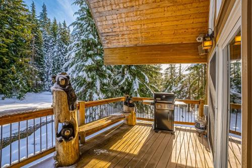 Το Coal Creek Cabin τον χειμώνα