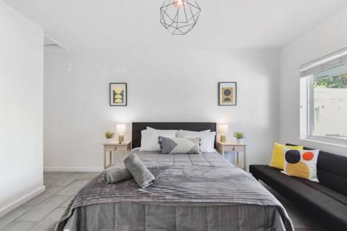 Voodi või voodid majutusasutuse Wonderful Studio Residence 15 min from the beach toas