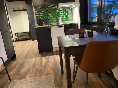 Η κουζίνα ή μικρή κουζίνα στο Magnolia House Sollentuna