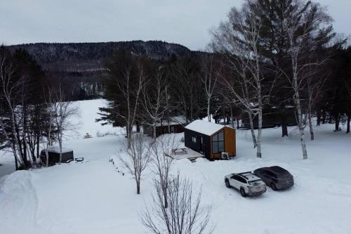 Micro maison le Nordik зимой