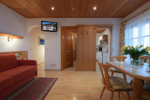 Apartments - Pension Florianにあるテレビまたはエンターテインメントセンター