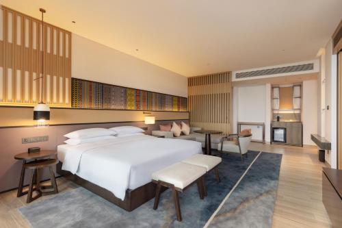 Кровать или кровати в номере Hyatt Regency Sanya Tianli Bay