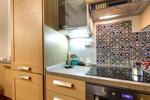 Kuchyň nebo kuchyňský kout v ubytování Piazza Signoria View