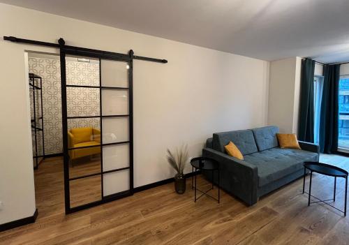 Χώρος καθιστικού στο PM. Apartments Krakow