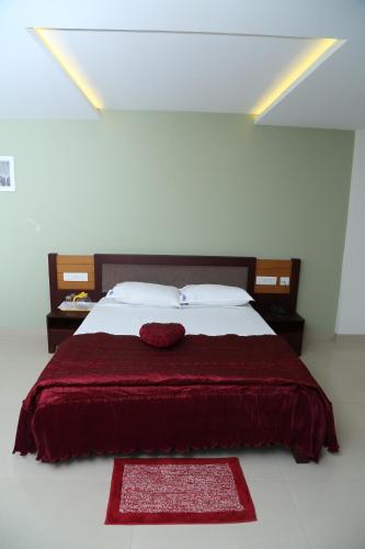 Postel nebo postele na pokoji v ubytování hazmi inn