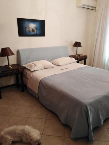 Ένα ή περισσότερα κρεβάτια σε δωμάτιο στο Luxury Apartment with Pool View