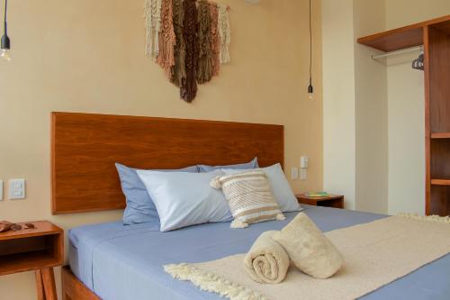 Ένα ή περισσότερα κρεβάτια σε δωμάτιο στο Gama 09 Apartments
