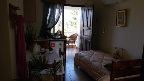 Χώρος καθιστικού στο Eftihia Apartments 
