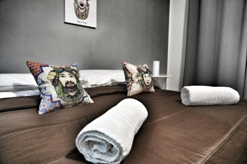 Posteľ alebo postele v izbe v ubytovaní La Casa del Moro - Al Politeama