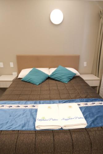 Cama o camas de una habitación en Sapphire Palms Motel