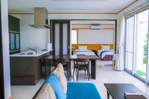 Et opholdsområde på Blue Ocean Resort