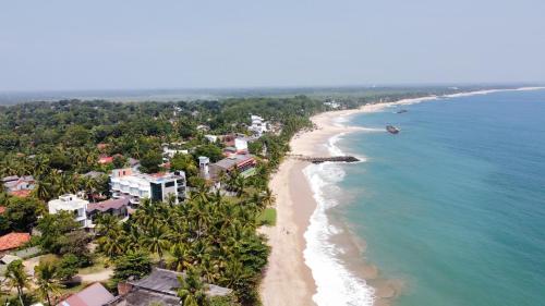 Una vista aérea de Sunray Beach House