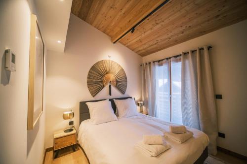 Un ou plusieurs lits dans un hébergement de l'établissement Loft Zodiak -Centre Ville , 5 Chambres+ Vue