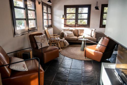 Un lugar para sentarse en Borda Conangle Mountain Lodge