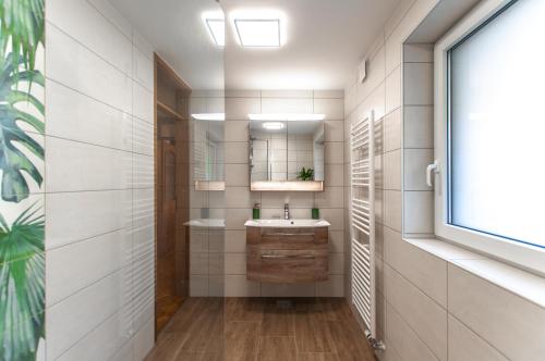 Ένα μπάνιο στο Holiday Chalet near Bled