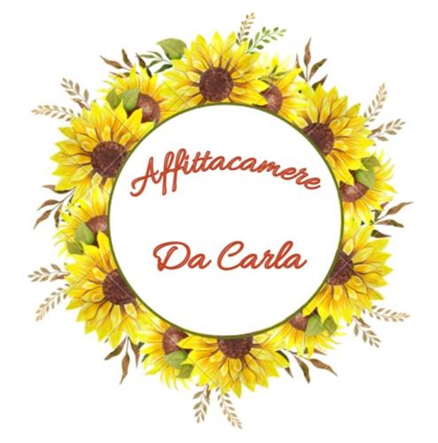 a wreath of sunflowers with the words independence da cartia at Affittacamere Da Carla in Bonassola