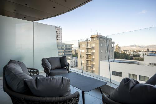 Χώρος καθιστικού στο 360 Nicosia - 1 bedroom Luxurious Residence