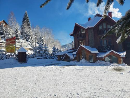 Το Girskiy Prutets τον χειμώνα