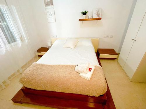Posteľ alebo postele v izbe v ubytovaní Apartamento centro playa estación de tren