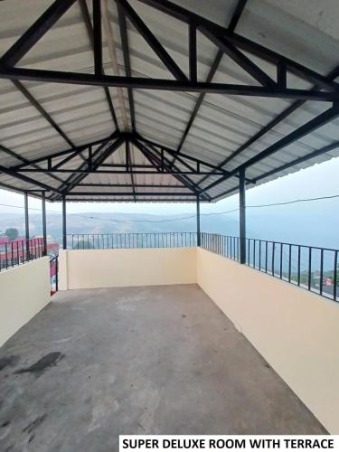 a view from the roof of a building at Odyssey's Pateng Homestay, Cherrapunji in Cherrapunji