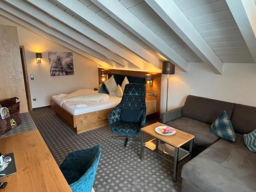 Posezení v ubytování Parkhotel Burgmühle