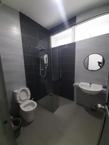 Koupelna v ubytování MSA Homestay