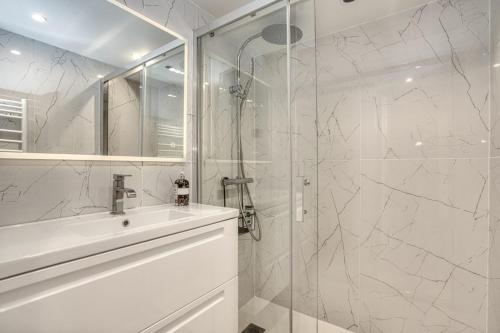 Koupelna v ubytování Casa USHUAÏA face au golfe de St-Tropez