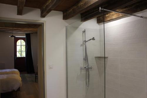 Kúpeľňa v ubytovaní LE DOMAINE DU PETIT TERTRE - SPA EN EXTERIEUR