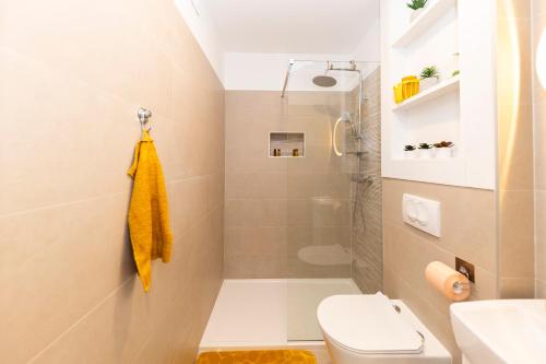 Ένα μπάνιο στο Apartment Borik