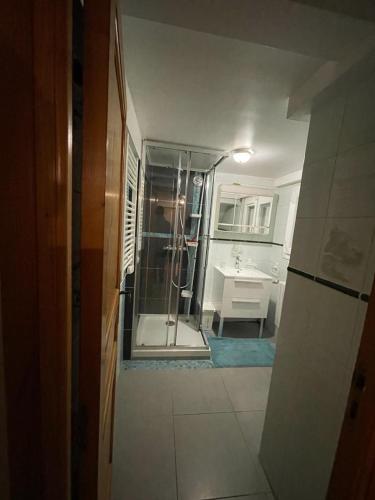 Ein Badezimmer in der Unterkunft Superbe maison calme à Bagneux, Options Clim et Parking, lave-linge