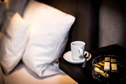 Una cama o camas en una habitación de Hotel & Restaurant Schröder