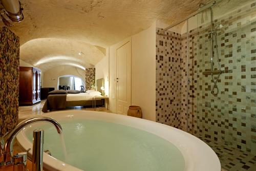 Salle de bains dans l'établissement Ai Terrazzini