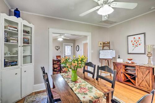 a dining room with a table and chairs at Georgetown Vacation Rental Close to Town Square! in Georgetown
